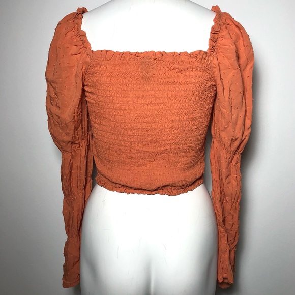 NWOT | Wild Fable | Smocked Ruffle Top - Picture 6 of 7